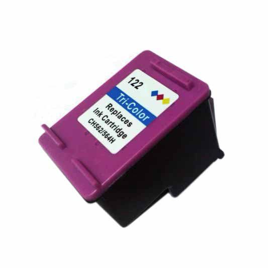 cartucho de tinta renew hp 122xl colorido 11ml